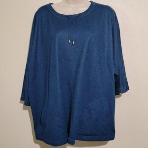 Weekends by Chico's 1/2 Sleeve Top
